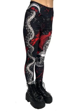 The Little Mermaidcore Leggings 14 The Little Mermaidcore Leggings -Alchemy Store womens dark disney clothes