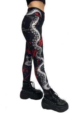 The Little Mermaidcore Leggings 10 The Little Mermaidcore Leggings -Alchemy Store womens goth tentacle leggings