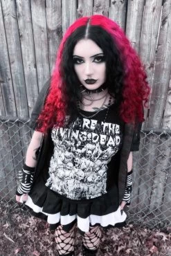 Living Dead Zombies Tee [Multiple Styles Available] -Alchemy Store womens goth zombie t shirt