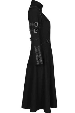 Midnight Militia Gothic Coat [BLACK] -Alchemy Store womens medieavl gothic coat