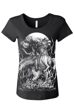 Sleepy Hollow Tee [Multiple Styles Available] -Alchemy Store womens scoop neck front caf0ead0 0842 40bf a05a f8d927d47369