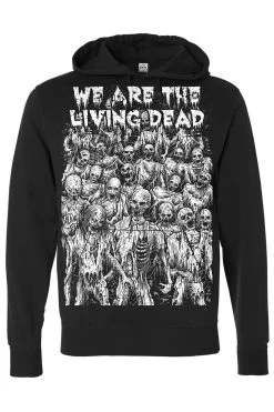 Living Dead Zombies Hoodie [Zipper Or Pullover] -Alchemy Store zombies pullover hoodie resize