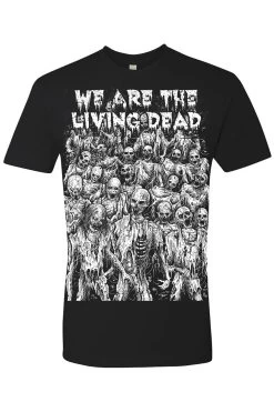 Living Dead Zombies Tee [Multiple Styles Available] -Alchemy Store zombies tshirt nextlevel black front resize